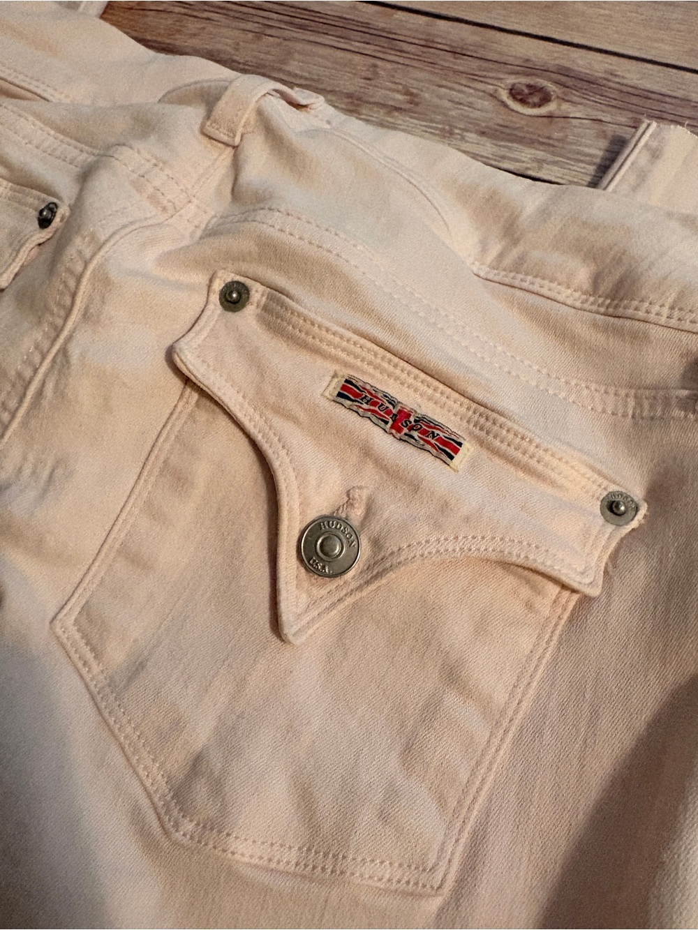 Hudson Jeans Women's Pale pink/Cream Skinny Jeans